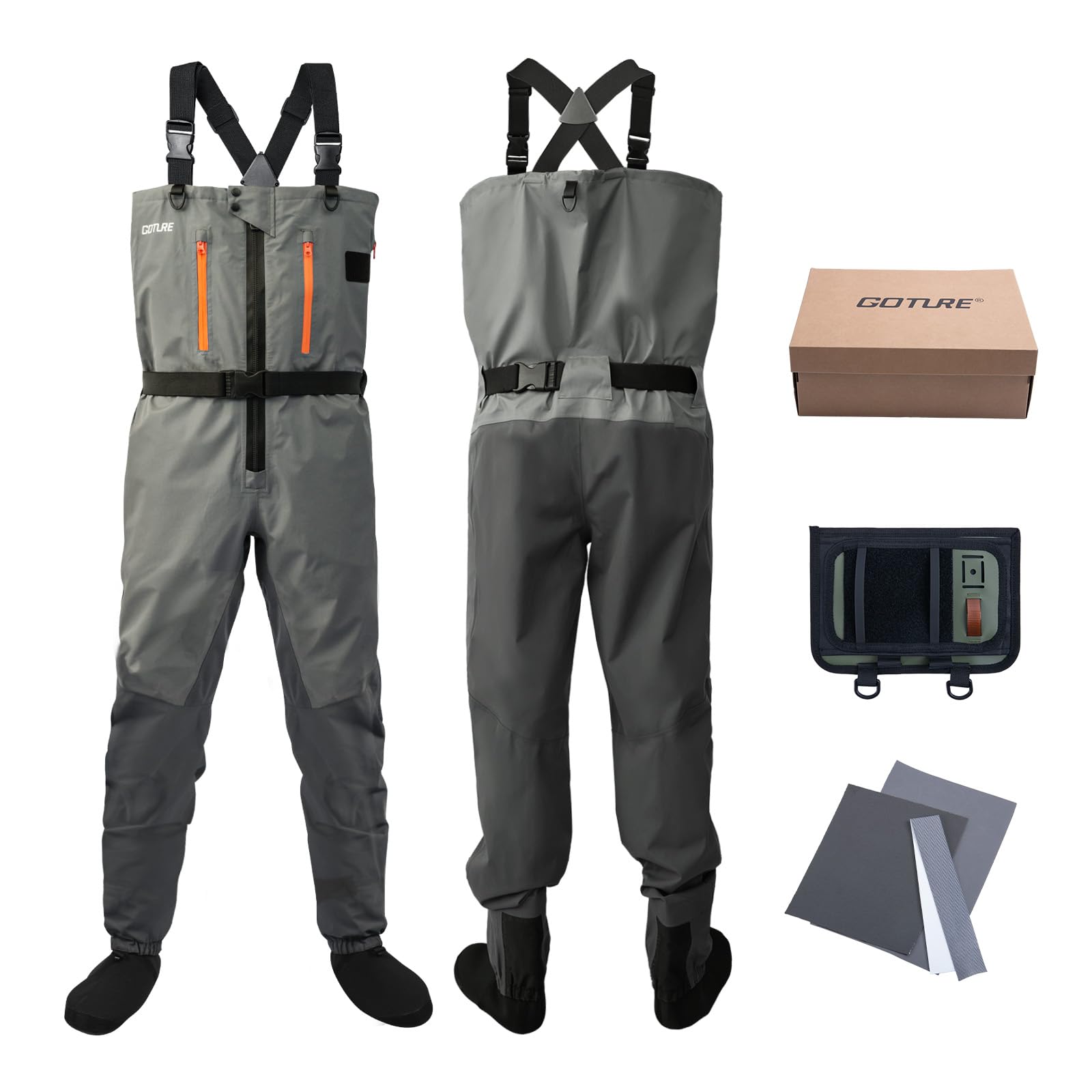 Goture 5 camadas à prova dwate - Fishing Waders avaliação e preço