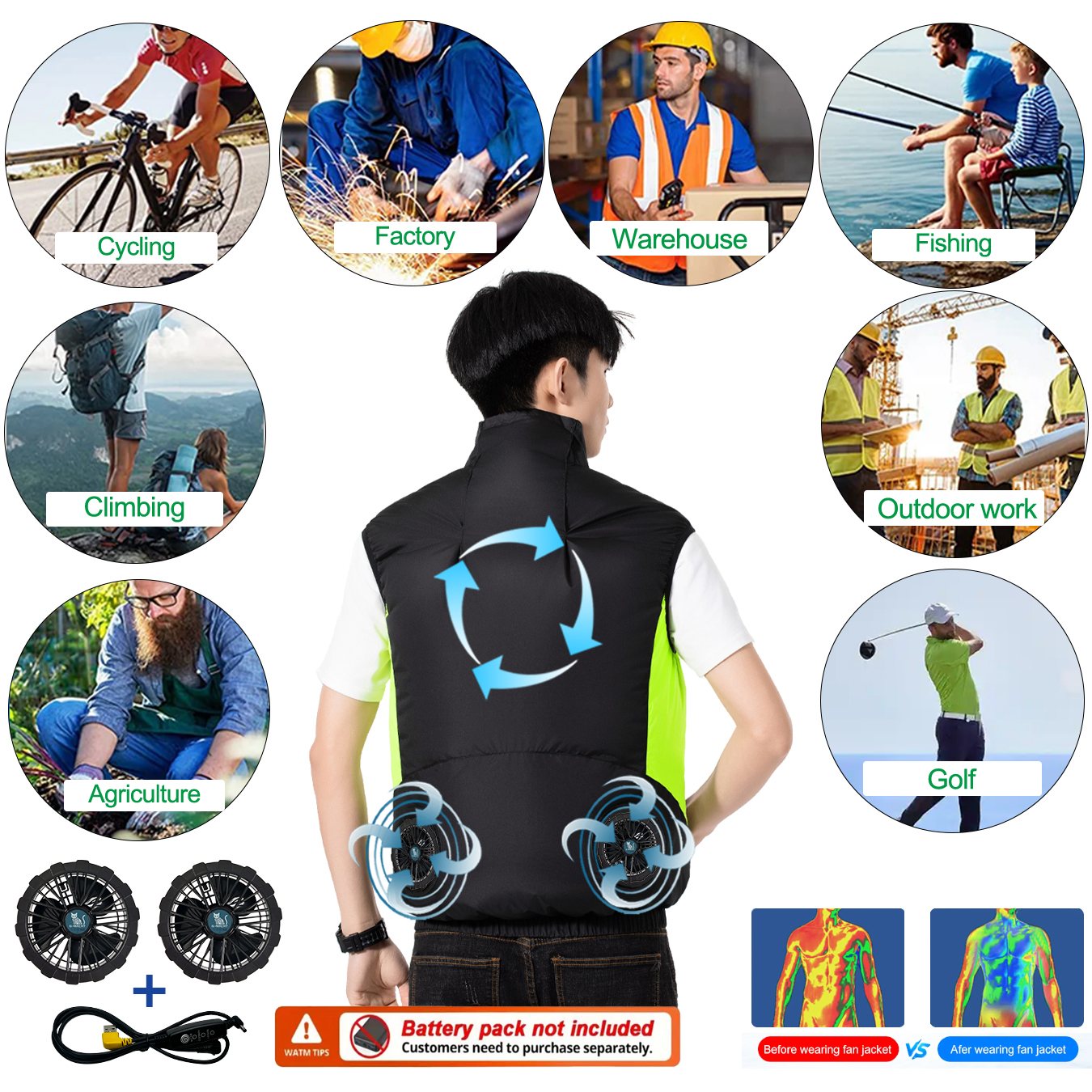 Colete de verão respirável com - Fishing Vest avaliação e preço