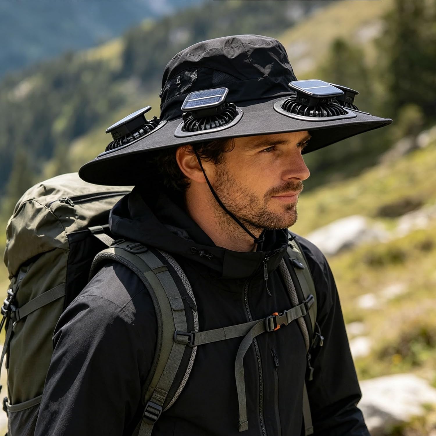 Chapéu Solar com 6 Ventiladore - Fishing Hat avaliação e preço