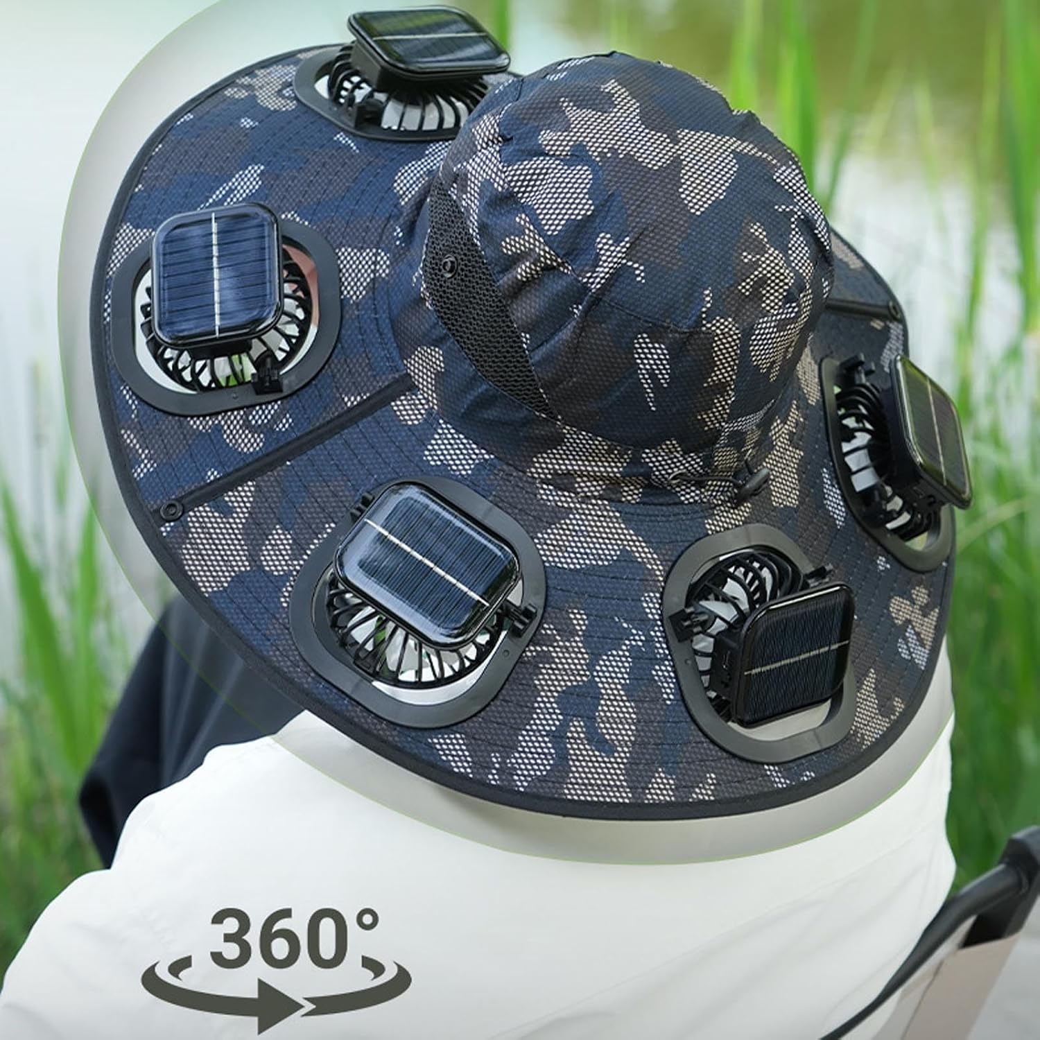 Chapéu Solar com 6 Ventiladore - Fishing Hat avaliação e preço
