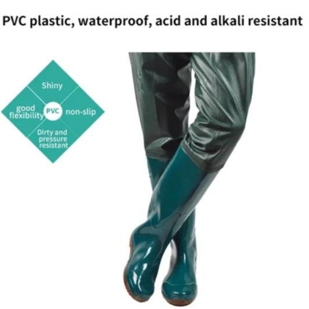 Calças de PVC Plástico Imperme - Fishing Pants Waterproof avaliação e preço
