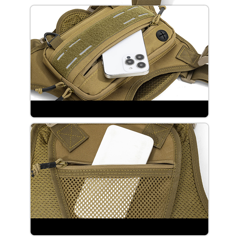 Colete Tático de Peito para Ca - Fishing Vest avaliação e preço