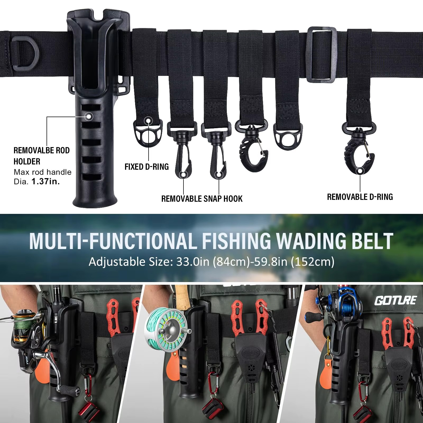 Goture Wader Leve com Botas In - Fishing Waders avaliação e preço