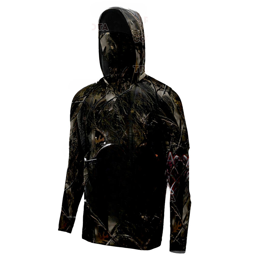 Roupas de Pesca Camufladas, Ca - Fishing Shirt Uv Protection avaliação e preço